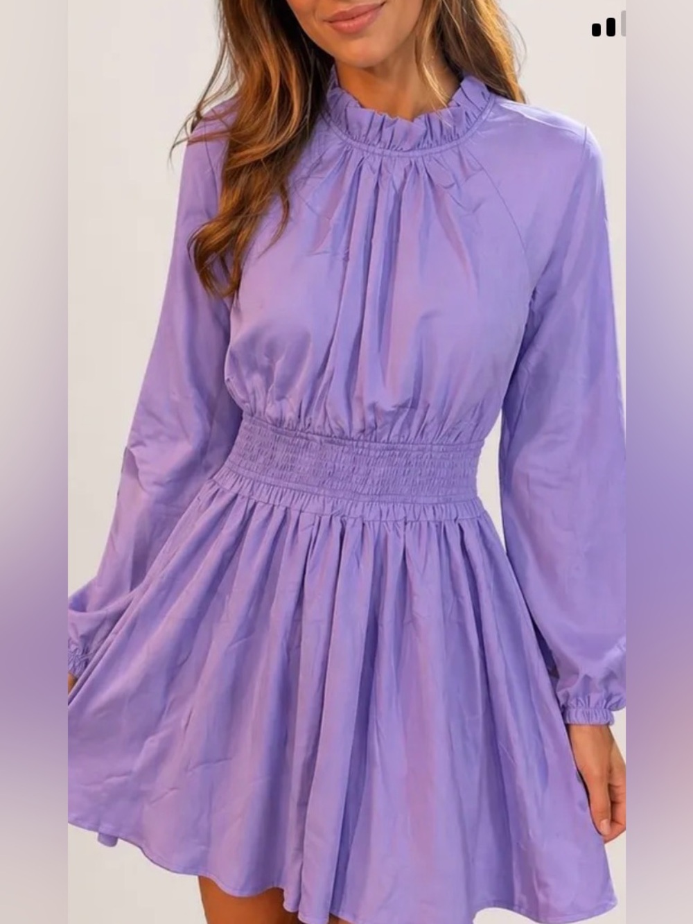 Glam brand Purple Silk Dress